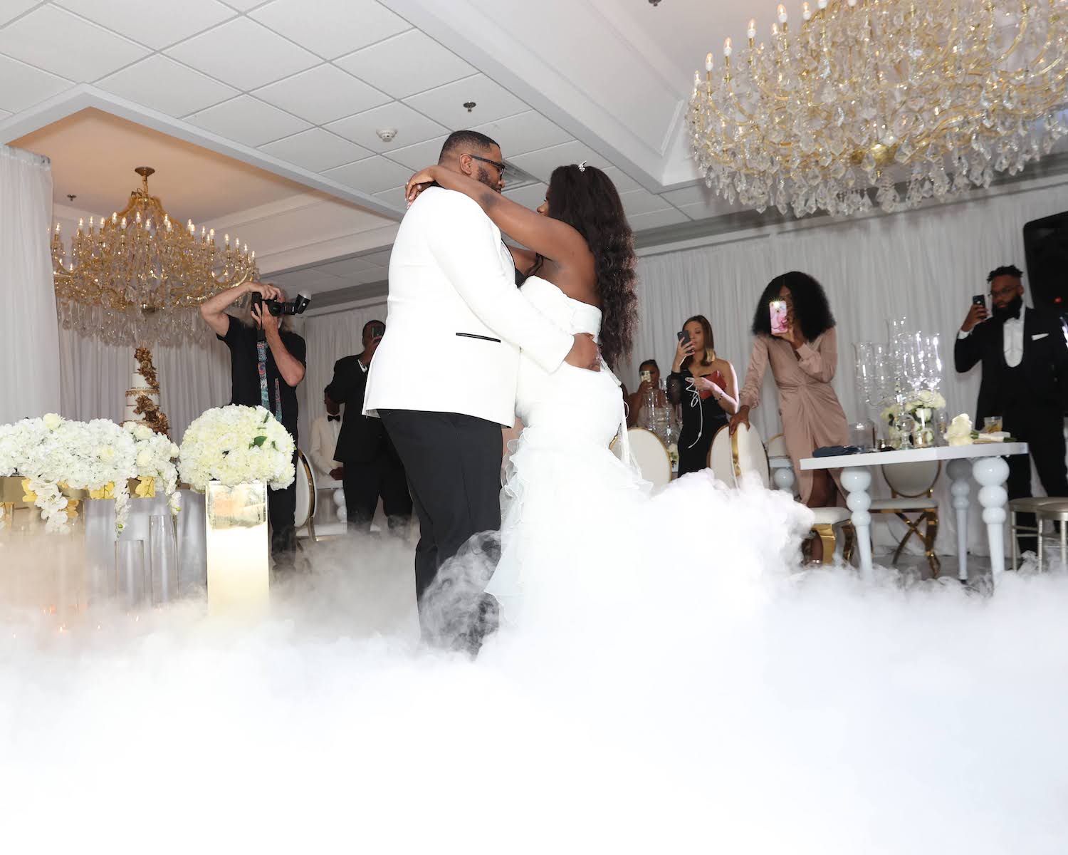 Couple Dancing at Wedding