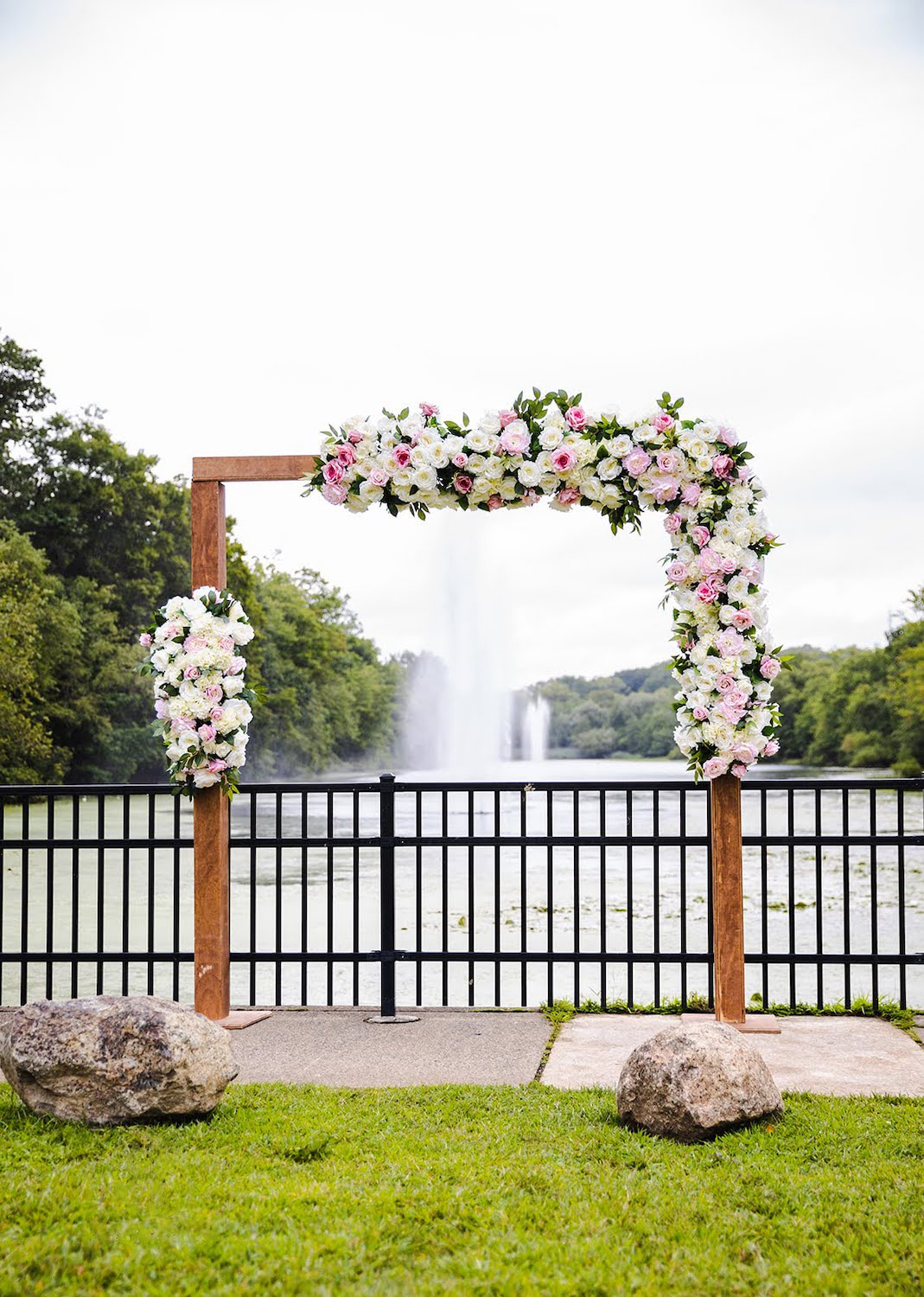 Wooden Arc with Flowers