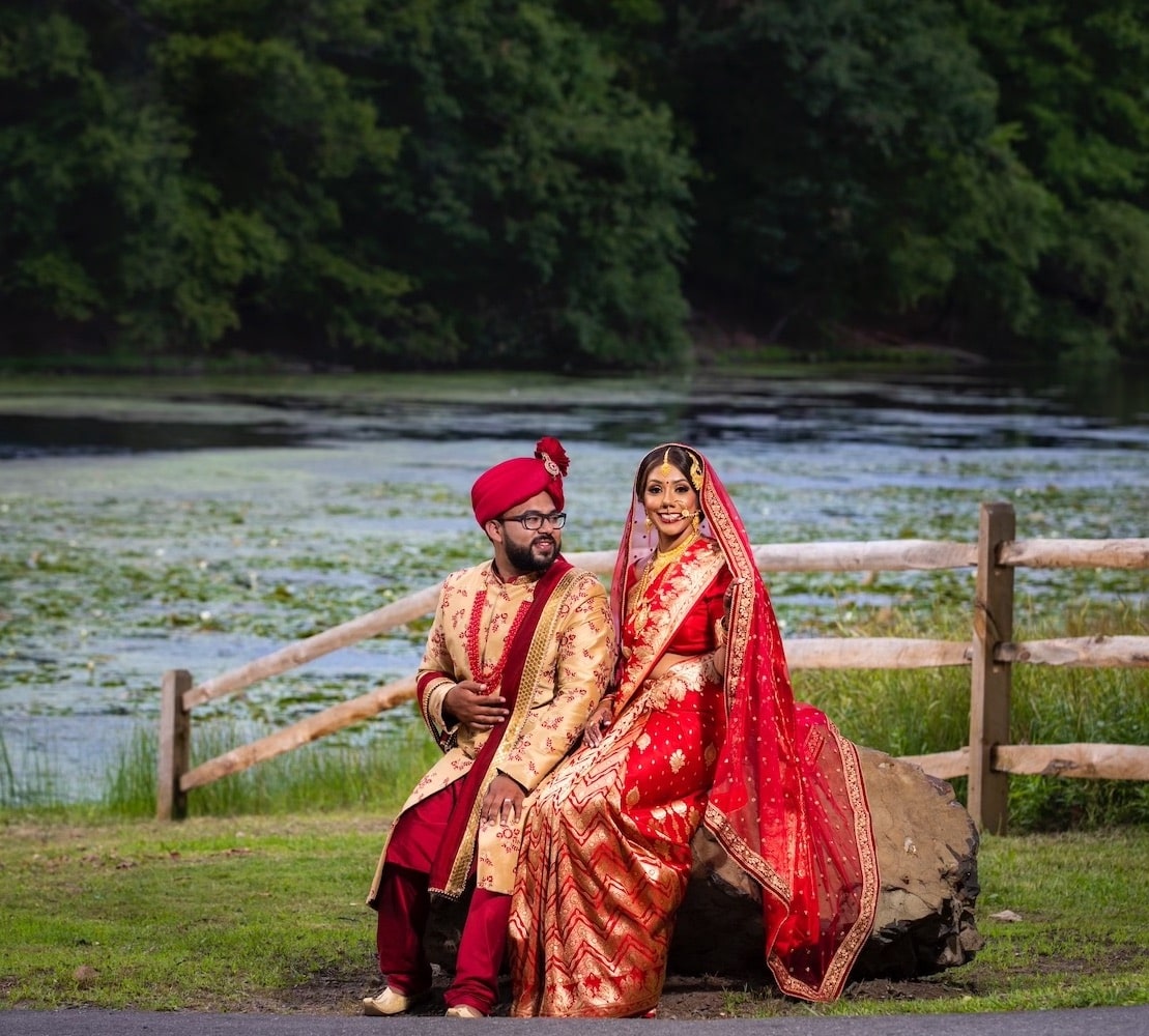 Couple on a Rock Portrait